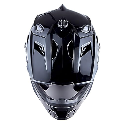 Adult Motocross Helmet Full Face Racing Style Matt Black U258