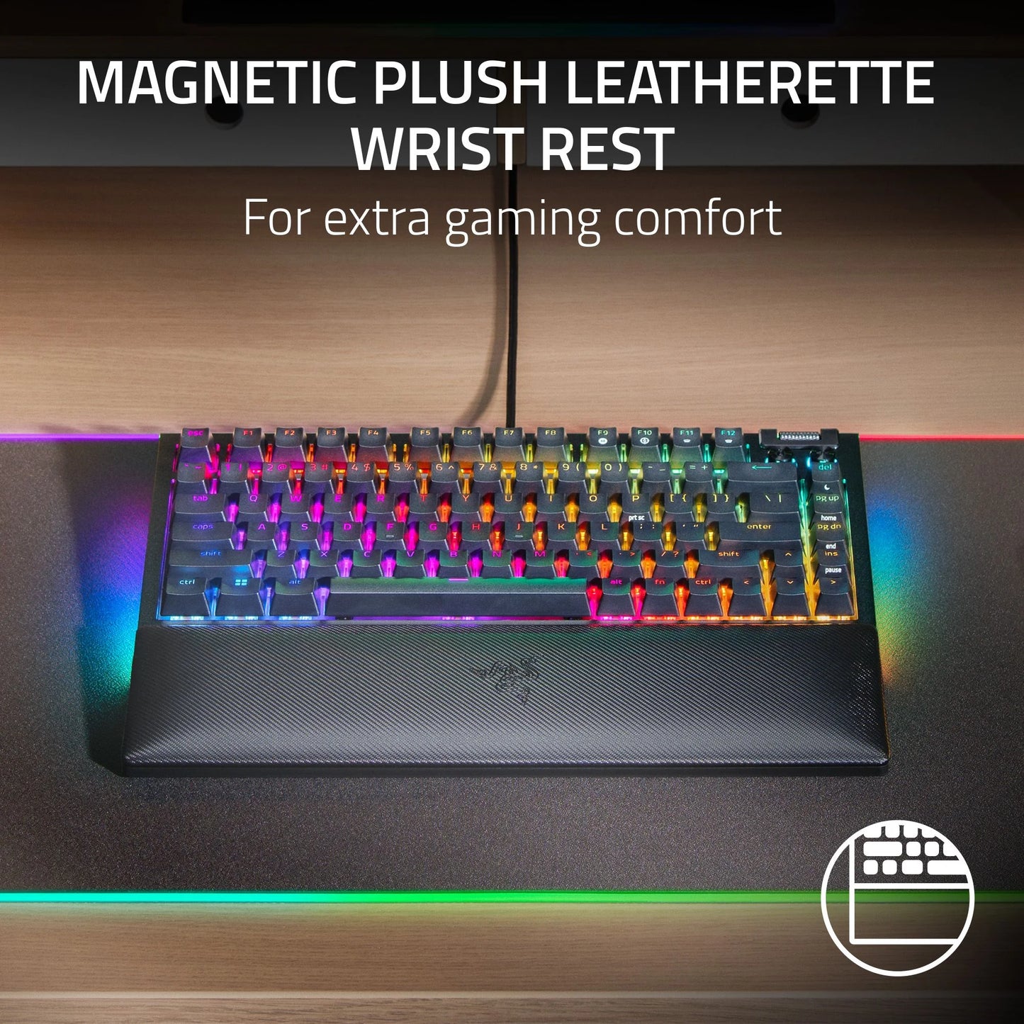 75% Hot-Swappable Mechanical Gaming Keyboard, RGB Z27215