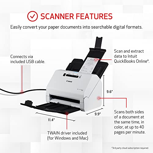 Office Document Scanner, Duplex Scanning, for Windows and Mac H437999
