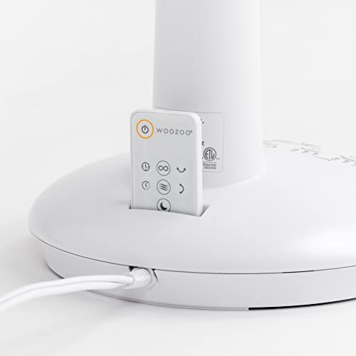 Pedestal Standing Fan with Remote, 360 Oscillating, 12 Speeds, Low Noise L865424