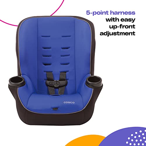 2-in-1 Convertible Car Seat, Rear-Facing 5-40 lb, Forward-Facing 22-40 lb, Up to 43 in, Blue D8789