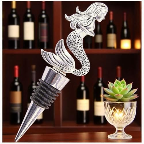 Zinc Alloy Deer Head Liquor Bottle Pourer with Silicone Stopper D19994