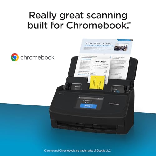Wireless Document Scanner with Touchscreen and Auto Document Feeder I397
