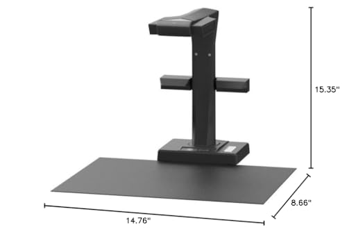 Book Scanner with Auto-Flatten, A3 Document Scanner, OCR, HDMI Support O9173