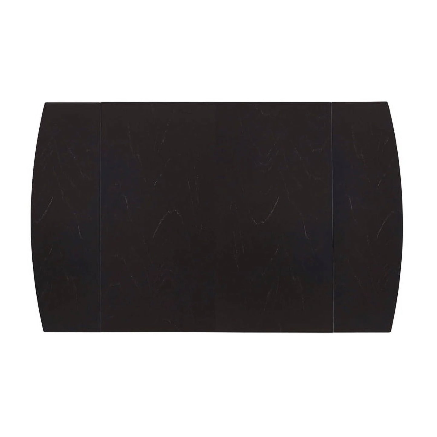 Square Wood Drop Leaf Table in Black O4185