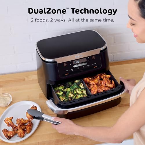 10QT 6-in-1 DualZone Air Fryer with 2 Independent Baskets X511450