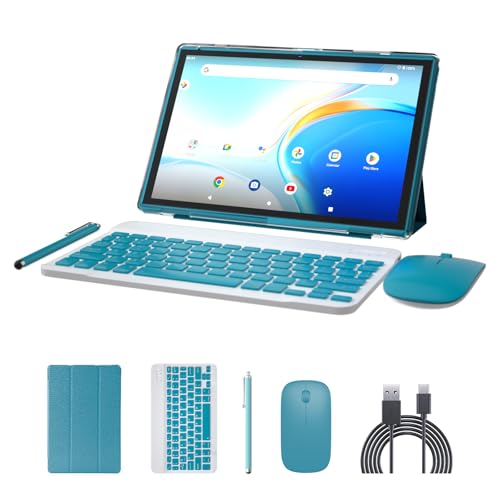 Tablet 10 Inch with Keyboard, Mouse, Case, Stylus, 8GB RAM 64GB ROM K197839