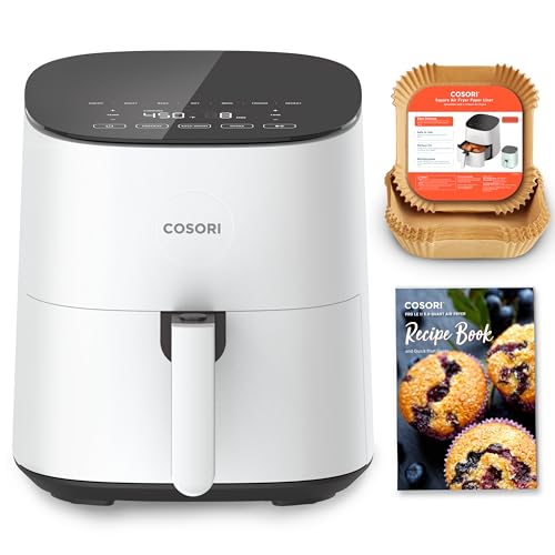 Air Fryer 9-in-1, Compact 5QT, Nonstick Dishwasher-Safe Basket, Gray R3973