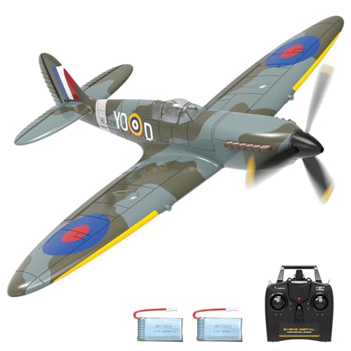 RC Plane 3 Channel Remote Control Airplane Fighter Toy, 2.4GHz 6-axis Gyro, Easy to Fly for Adults Kids Beginners Q215470