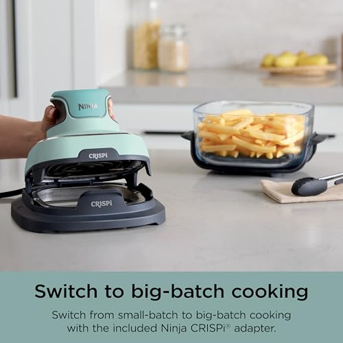 Air Fryer with Glass Containers, 4 QT & 6 Cup, Dishwasher Safe Y888