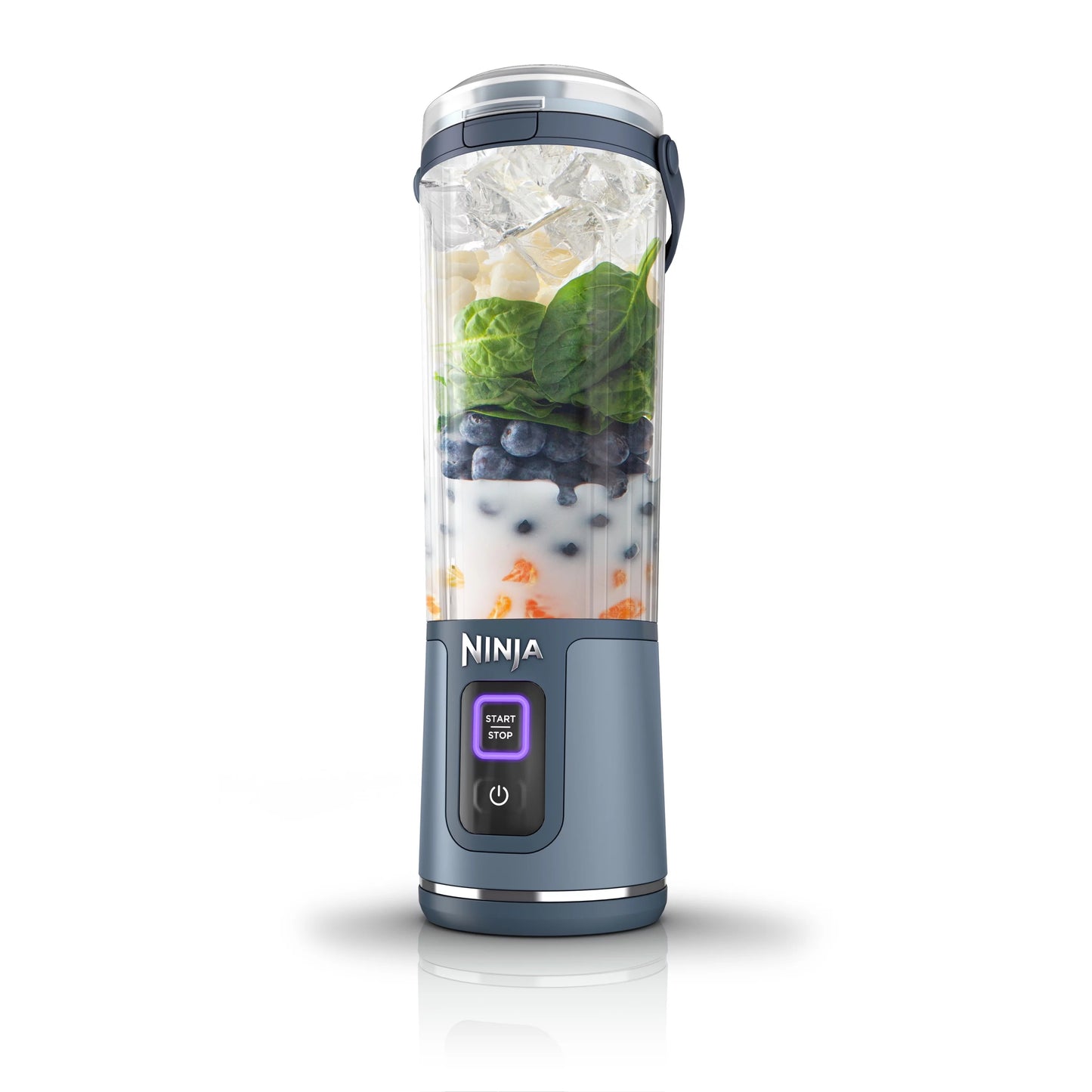 Ninja Blast Portable 18 oz. Blending Vessel with Leakproof Lid and Sip Spout, Denim Blue, BC151NV