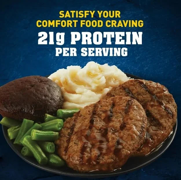 Salisbury Steak Frozen Dinner, 16 oz - Pack of 8 I5693
