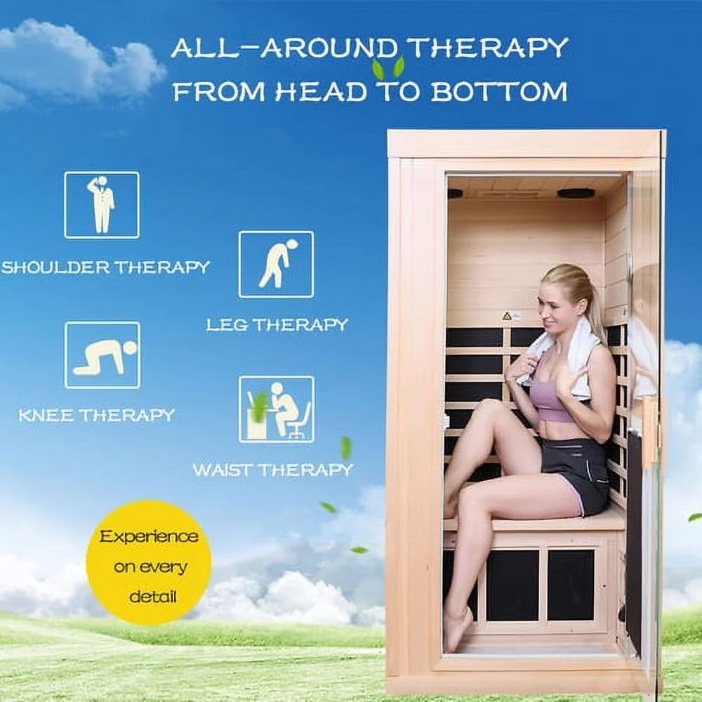 Far Infrared Sauna Room for Home Relaxation with Intelligent Control Panel L871